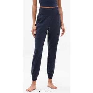 ATHLETA Navy Salutation High Rise Jogger